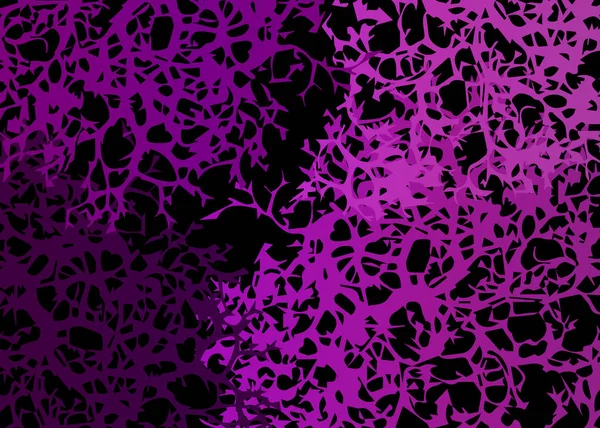 抽象的な幾何学的なサンゴ礁紫テクスチャ背景 多色暗い紫色 ピンク花分岐のモチーフのベクトル図 海洋サンゴ パターン — ストックベクタ
