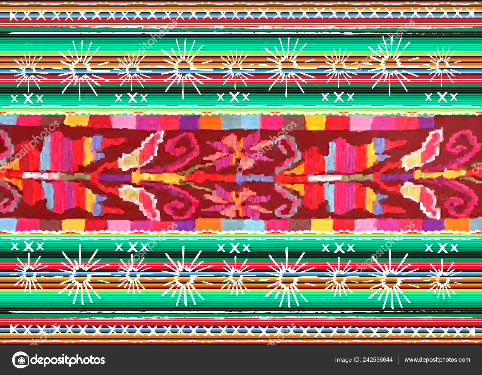 colorful tribal art