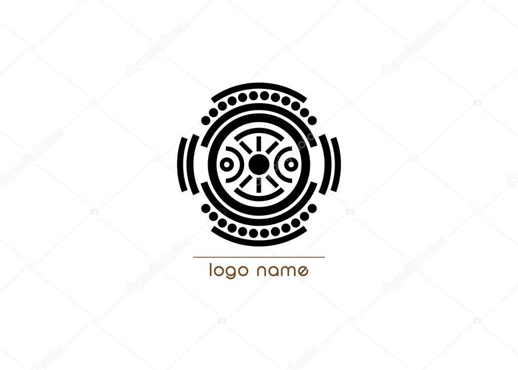 vector logo indigenous ethnicity tribal concept, Cultural diversity word cloud concept isolated on white background 