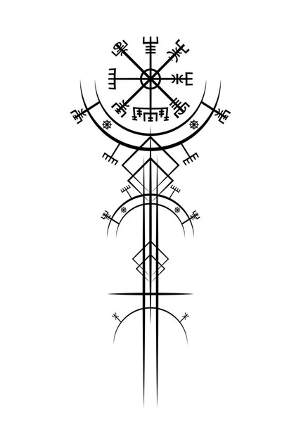 Kritisere venlige hjemmehørende Magic Ancient Viking Art Deco Vegvisir Magic Navigation Compass Ancient  Stock Vector by ©robin_ph 380439036