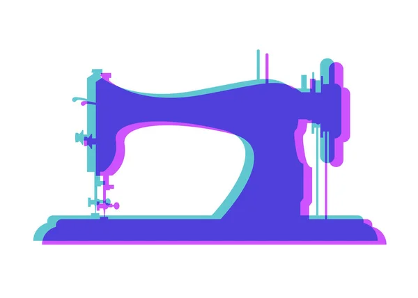 Логотип Портного Вектора Швейная Машина Красочный Шаблон Логотипа Логотип Моды — стоковый вектор