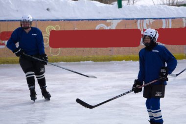 Rusya BEREZNIKI 13 Mart 2018: pisti oyuncu gol tekme eylem, maç