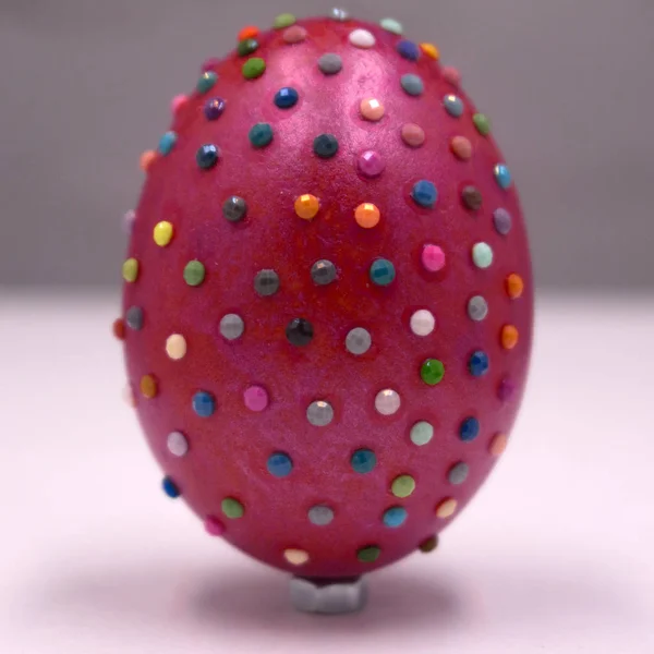 Huevos Chocolate Papel Aluminio Colorido Para Pascua — Foto de Stock