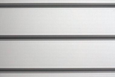 Beyaz metal arka plan ve doku yüzey oluklu