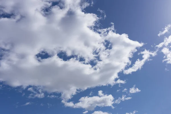 Cielo Azul Nubes Blancas Vista Abierta — Foto de Stock