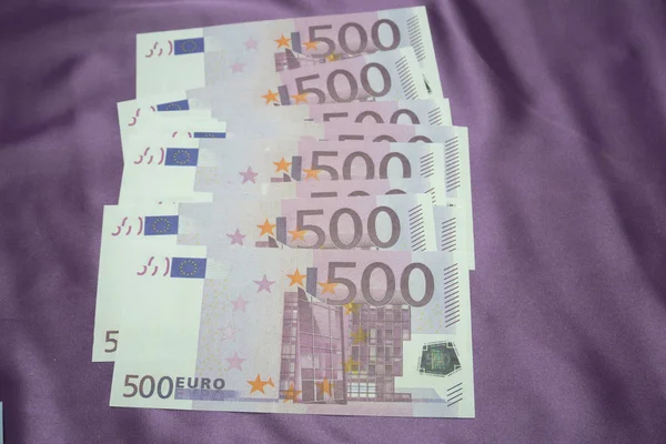 500 Euro Note Sfondo Texture — Foto Stock