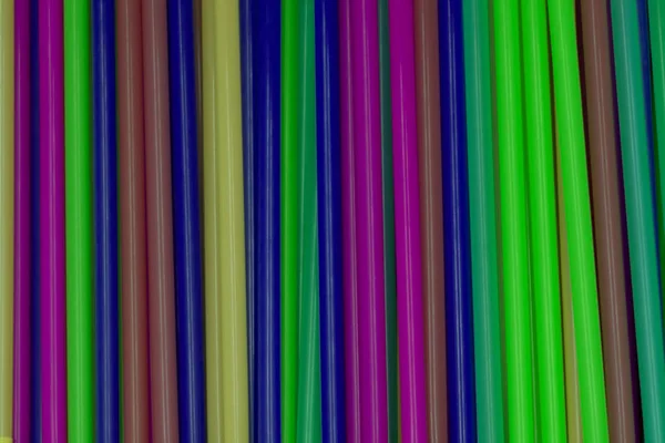 Kolorowe Słomki Picia Transferu Tube Twist Żywe — Zdjęcie stockowe