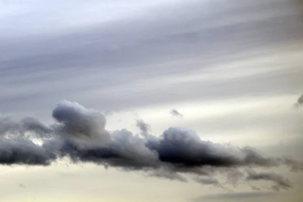 Cielo Nublado Nubes Oscuras Nube Gris Antes Lluvia — Foto de Stock