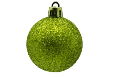Noel baubles. Beyaz arka plan üzerinde izole