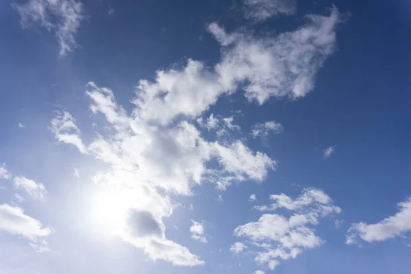 Las Nubes Fibrosas Cristales Hielo Plumas Blancas También Son Alto — Foto de Stock