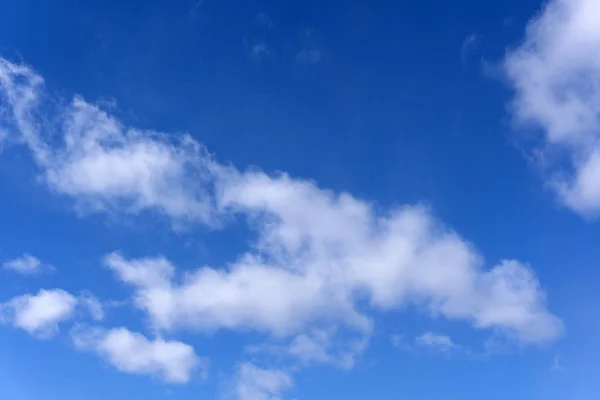 Cielo Azul Hermosa Nube Con Prado Fondo Paisaje Llano Para — Foto de Stock