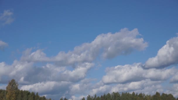 Der Blick Auf Die Wolken Vom Hochgebirgspanorama Auf Die Berge — Stockvideo