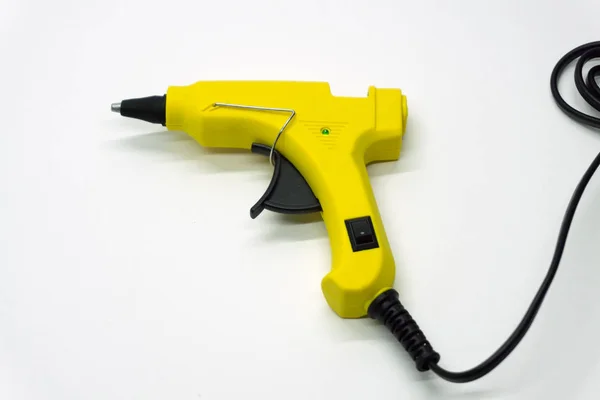 Hot Glue Gun Tool White Work Appliance — Stock Photo, Image