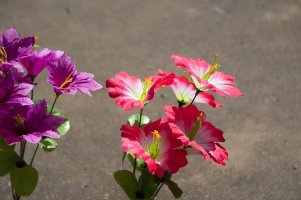 Düğün töreni pembe ilişki buket çiçek dekor, — Stok fotoğraf