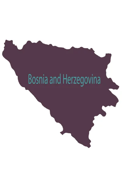Tuzla épinglé sur une carte de Bosnie-Herzégovine  . — Photo