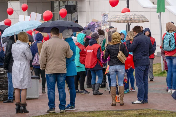 Celebraciones del Día de la Victoria en el Parque-Rusia Berezniki 9 2018 2018 — Foto de Stock