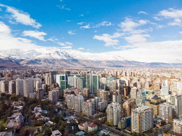Cityscape Cidade Moderna Santiago Chile — Fotografia de Stock