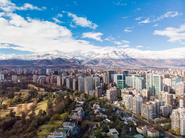 Cityscape Cidade Moderna Santiago Chile — Fotografia de Stock
