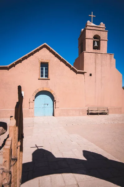 Vacker Kyrka San Pedro Atacama Chile — Stockfoto