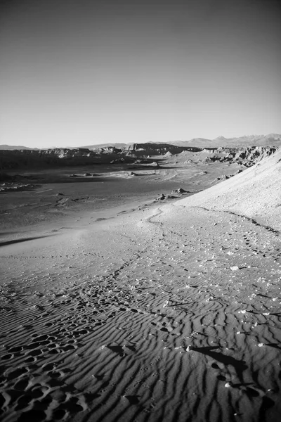 Όμορφο Τοπίο Της Ερήμου Άμμου — Φωτογραφία Αρχείου