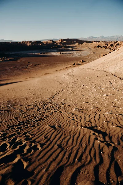 Bellissimo Paesaggio Deserto Sabbia — Foto Stock