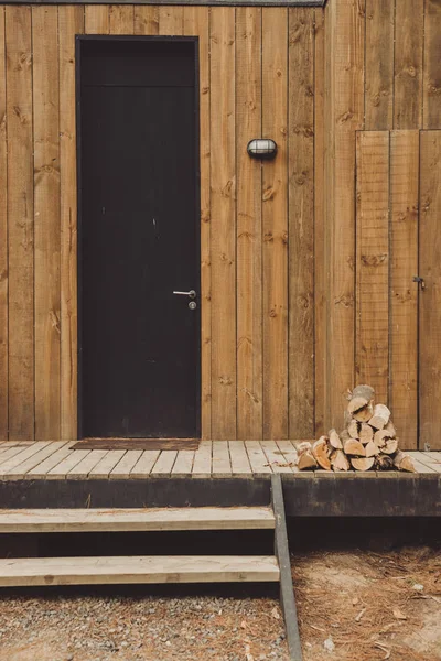 Schöne Sauna Außenaufnahme — Stockfoto
