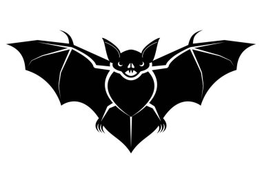 Bir yarasanın siyah beyaz görüntüsü.