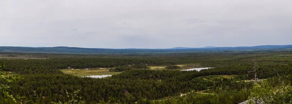 ルオストにあるフィンランド 山からのパノラマ ビュー — ストック写真