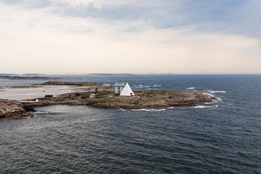 Kobba Klintar is the old pilot station in the archipelago outside Mariehamn at Aland Finland clipart