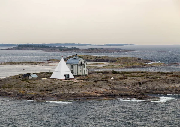 Kobba Klintar Den Gamla Lotsstationen Skärgården Utanför Mariehamn Åland Finland — Stockfoto