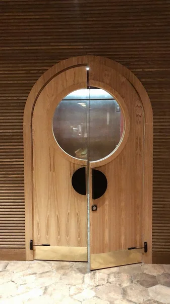solid wood doors with window elements