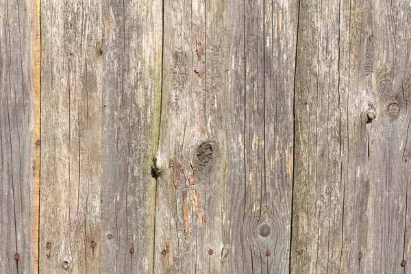 Eski kahverengi ahşap çit