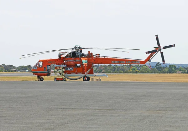 Ballarat Australia Diciembre 2015 Malcolm Helitac 743 Erickson Air Crane — Foto de Stock