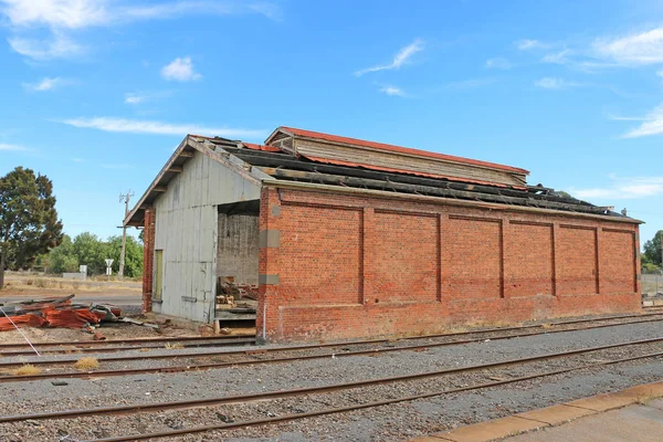 Dunolly Victoria Australia February 2016 Disused Dilapidated Goods Shed Dunolly — Stock Photo, Image
