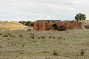 Avustralya'da bir altın madenciliği sitesinde kalır