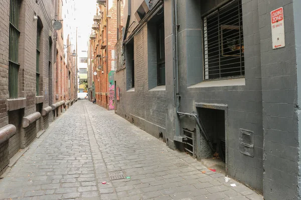 Melbourne arnavut kaldırımı taşlı laneway