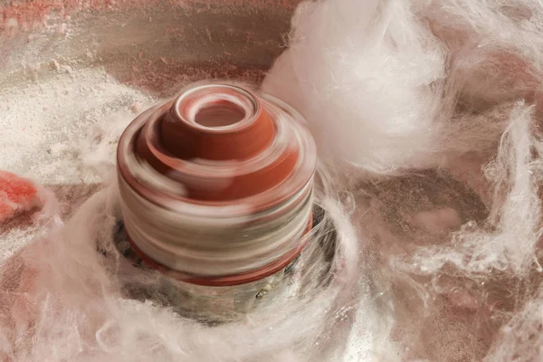 pamuk şeker iplik makinesinin dönen başkanı