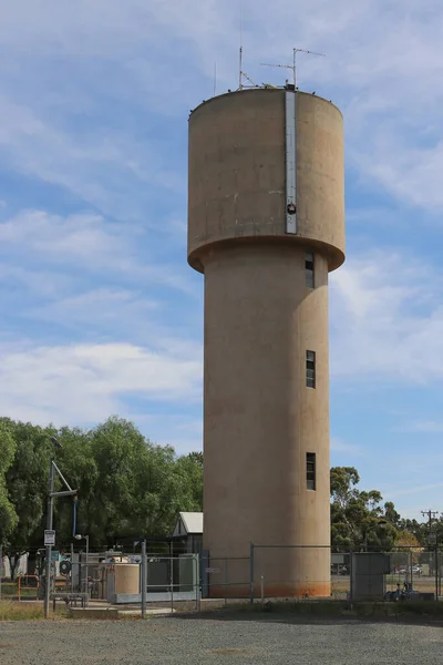 Torre Dell Acqua Della Città Coliban Water Elmore Victoria — Foto Stock