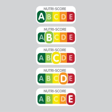 Fransa'da Nutri-puan sistemi. İşareti Sağlık Hizmetleri ambalajlama için
