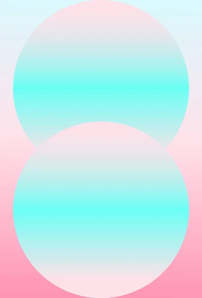 时尚插图海报全息粉红色蓝色霓虹灯风格 — 图库矢量图片