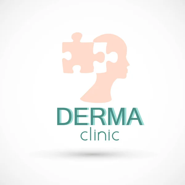 Dermatologia logo — Wektor stockowy