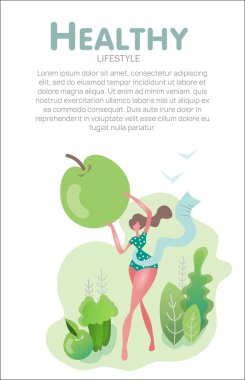 Sebzeli, sıska bir kız sağlıklı besin diyeti kadın karakter sağlığı yaşam tarzı organik beslenme