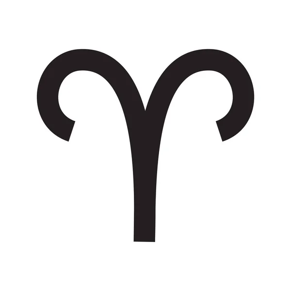 Κριός Ζωδιακός Κύκλος Αστρολογικό Ημερολόγιο Ζωδιακό Ασπρόμαυρο Διανυσματικό Ωροσκόπιο Σύμβολο — Διανυσματικό Αρχείο