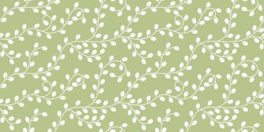 Yapraklar. Kusursuz desen. Vektör yaprağı. El çizimi tekrarlayan elementler. Moda baskısı. Tekstil ya da giysi tasarımı. Doğal arkaplan