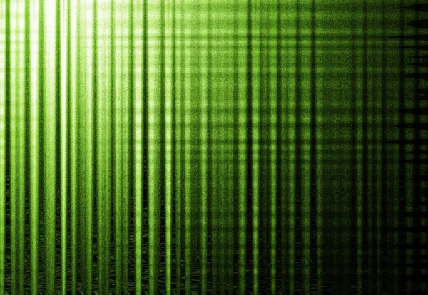 Abstrakter Hintergrund Mit Vertikalen Grünen Streifen Und Grunge Geräuschen — Stockfoto