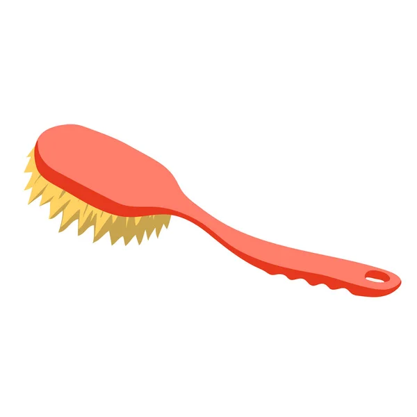 Cepillo con mango largo — Vector de stock