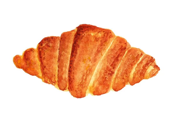 Croissant saboroso fresco . — Fotografia de Stock