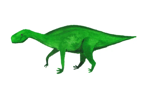 Dinosaurio de dibujos animados acuarela —  Fotos de Stock