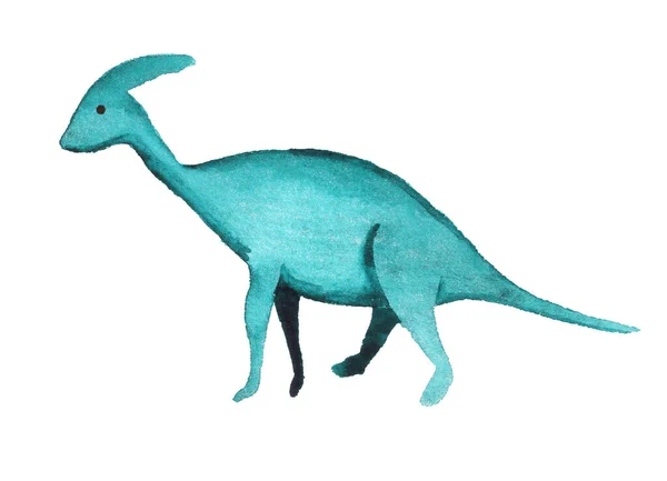 Dinosaurio de dibujos animados acuarela — Foto de Stock