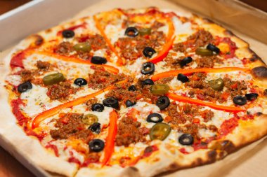 Masada güzel Meksika Pizza